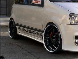 Dokładki Progów Maxton Fiat Panda < Racer >