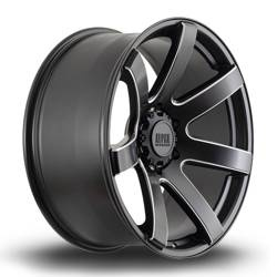 Felga aluminiowa 20" Alpha Offroad Gauntlet 20x9 ET10 6x139,7 Sblackmilled