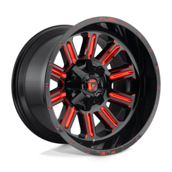 Felga aluminiowa 15" Fuel Hardline 15x8 ET-18 5x139,7 Gloss Black Red Tinted Clear