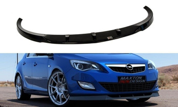 Splitter przedni Maxton Opel Astra J Przedlift (czarny połysk)