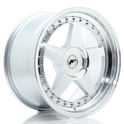Felga aluminiowa 18" Japan Racing JR6 18x9,5 ET20-40 BLANK Silver Machined Face