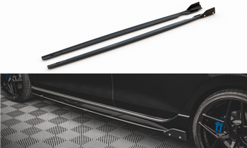 Dokładki Progów V.2 + Flaps Maxton Volkswagen Golf R Mk8 / Mk8 Facelift