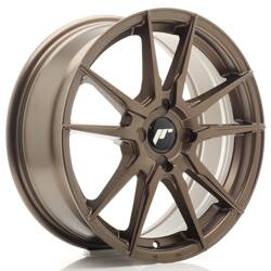 Felga aluminiowa 17" Japan Racing JR21 17x7 ET20-40 4H BLANK Matt Bronze