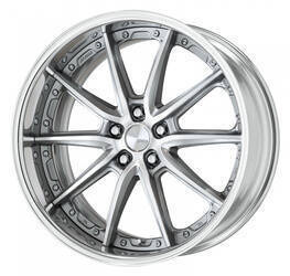 Felga aluminiowa Work Wheels LANVEC LS10 20" GR Silver Cut Clear(GRP)