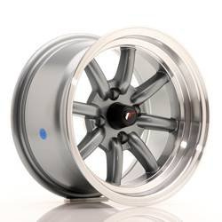 Felga aluminiowa 14" Japan Racing JR19 14x8 ET-13 4x100 Gun Metal w/MachinedLip