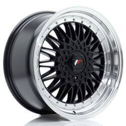 Felga aluminiowa 18" Japan Racing JR9 18x9 ET20-40 BLANK Gloss Black w/Machined Lip