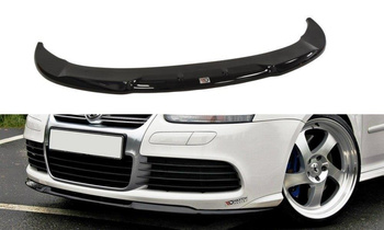 Splitter przedni Maxton Volkswagen Golf MK5 R32 (czarny połysk)