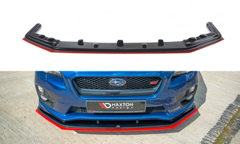 Splitter przedni Maxton V4 Subaru WRX STI (czarny połysk)