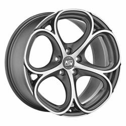 Felga aluminiowa 19" MSW 82 19x8 ET33 5x110 Matt Gun Metal Full Polished