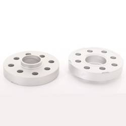 Dystanse przelotowe z kołnierzem JR Wheels JRWS2 25mm 5x100/112 57,1 Srebrne