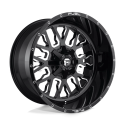 Felga aluminiowa 18" Fuel Stroke 18x9 ET1 8x165,1 Gloss Black Milled