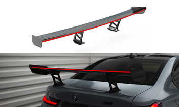 Karbonowy Spoiler Z Wewnętrznymi Wspornikami + LED Maxton BMW BMW M3 G80 / M340i G20 / 3 M-Pack G20 / 3 Standard G20