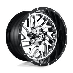 Felga aluminiowa 20" Fuel 2PC D211 TRITON 20x10 ET-19 8x165,1 Chrome Plated Gloss Black Lip