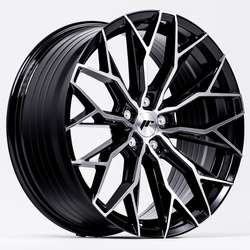 Felga aluminiowa 20" Japan Racing JR49 20x9,5 ET20-40 5H BLANK Gloss Black Machined Face