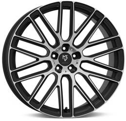 Felga aluminiowa 20" mbDESIGN KV4 20x9 ET35 5x112 Czarny matt polerowany