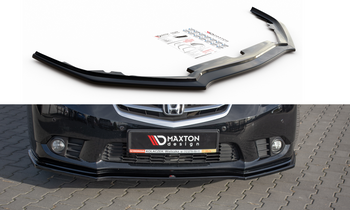 Splitter przedni Maxton Honda Accord VIII (CU Series) Facelift (czarny połysk)
