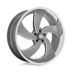 Felga aluminiowa 22" US Mag Desperado 22x8,5 ET1 5x120,65 Anthracite Milled Diamond Cut Milled