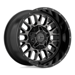 Felga aluminiowa 20" XD Snare 20x9 ET18 8x165,1 Gloss Black Gray Tint