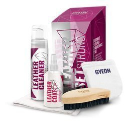 Gyeon Q2M Leather Set STRONG – zestaw do pielęgnacji mocno zabrudzonej skóry