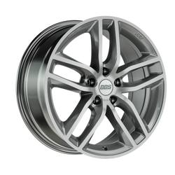 Felga aluminiowa 18" BBS SX 18x8 ET35 5x112 Platinum Silver Diamantgedreht