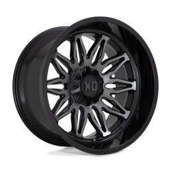 Felga aluminiowa 22" XD Gunner 22x12 ET-44 5x127/139,7 Gloss Black Machined With Gray Tint