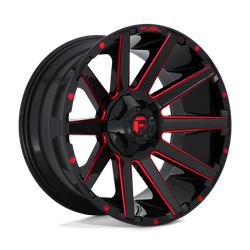 Felga aluminiowa 20" Fuel Contra 20x9 ET1 5x139,7/150 Gloss Black Red Tinted Clear