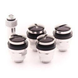 Zestaw zaworów płaskich ukrytych Japan Racing JR v1 - BLACK