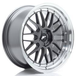 Felga aluminiowa 20" Japan Racing JR23 20x10 ET20-40 5H BLANK Hyper Gray w/Machined Lip