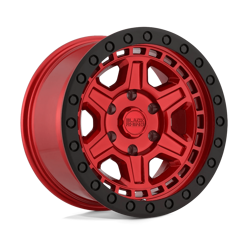 Felga aluminiowa 17" Black Rhino Reno 17x9 ET0 6x139,7 Candy Red W/ Black Ring & Bolts