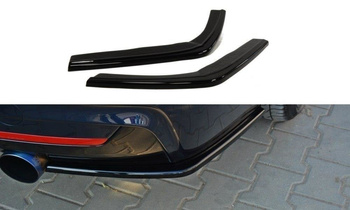 Splittery tylne boczne Maxton BMW 4 F32 M-Pack (czarny połysk)