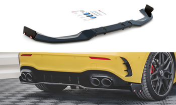 Splitter Tylny Środkowy + Flaps Maxton Mercedes-AMG A 45 S Aero Pack W177