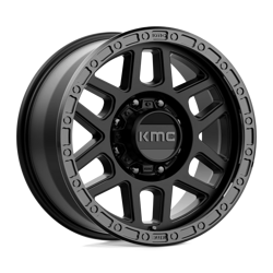 Felga aluminiowa 18" KMC Mesa 18x9 ET18 8x170 Satin Black With Gloss Black Lip