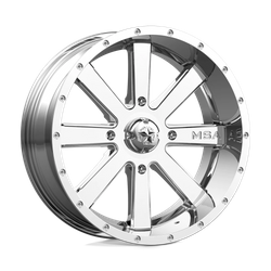 Felga aluminiowa 24" MSA Offroad Wheels M34 FLASH 24x7 ET0 4x156 Chrome