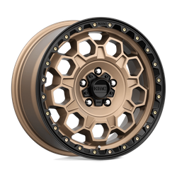 Felga aluminiowa 17" KMC Trek 17x8 ET38 5x108 Matte Bronze With Black Lip