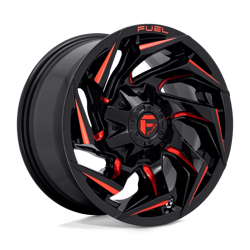 Felga aluminiowa 17" Fuel Reaction 17x9 ET-12 5x114,3/127 Gloss Black Milled With Red Tint