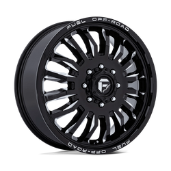 Felga aluminiowa 20" Fuel 1PC D868 ARC DUALLY 20x8,25 ET104 8x165,1 Gloss Black Milled