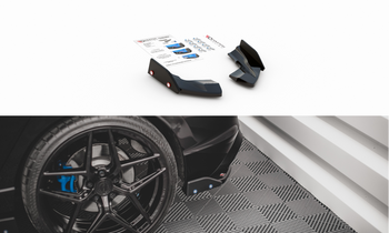 Splittery Tylne Boczne V.2 + Flaps Maxton Volkswagen Golf R Mk8 / Mk8 Facelift