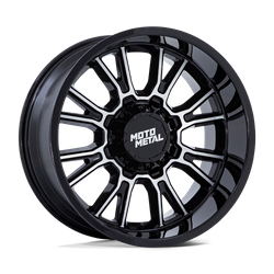 Felga aluminiowa 17" Moto Metal MO810 LEGACY 17x9 ET1 BLANK Gloss Black Machined