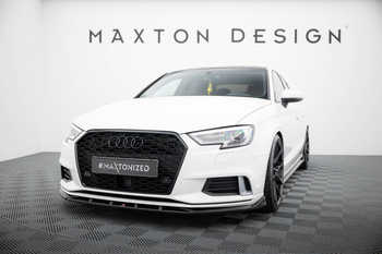 Splitter Przedni Maxton Audi A3 Sedan 8V Facelift