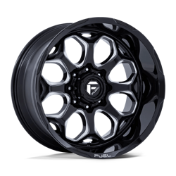 Felga aluminiowa 22" Fuel 1PC FC862 SCEPTER 22x12 ET-44 8x180 Gloss Black Milled