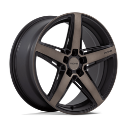 Felga aluminiowa 20" Niche Teramo 20x9,5 ET25 5x114,3 Matte Black With Double Dark Tint Face