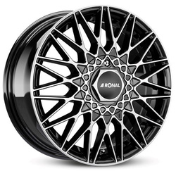 Felga aluminiowa 16" Ronal LSX 16x7 ET38 4x100 Jetblack-Frontkopiert