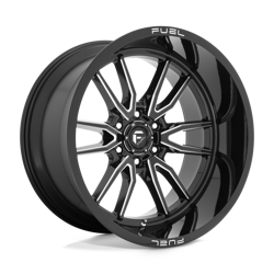 Felga aluminiowa 22" Fuel Clash 22x12 ET-44 6x139,7 Gloss Black Milled