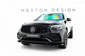 Splitter Przedni Maxton Mercedes-Benz GLC Coupe AMG-Line C253 / AMG GLC 43 SUV X253 Facelift