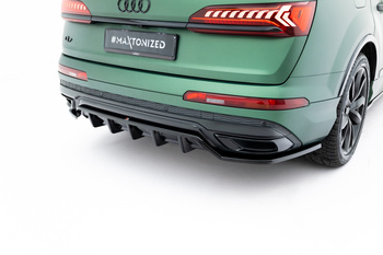 Splitter Tylny (Z Dyfuzorem) Maxton Audi Q7 S-Line Mk2 Facelift