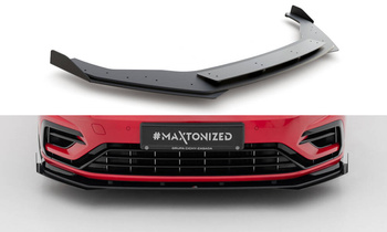 Splitter Przedni Racing Durability + Flaps VW Golf 7 R / R-Line Facelift