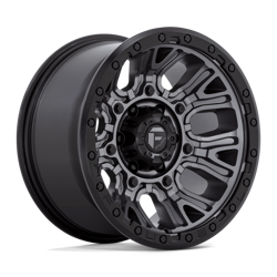 Felga aluminiowa 20" Fuel Traction 20x9 ET1 5x127 Matte Gunmetal With Black Ring