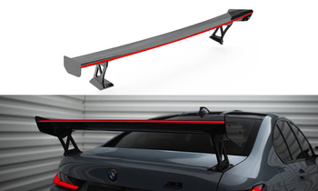 Karbonowy Spoiler Z Zewnętrznymi Wspornikami + LED Maxton BMW M3 G80 / M340i G20 / 3 M-Pack G20 / 3 Standard G20