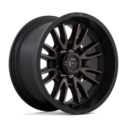 Felga aluminiowa 20" Fuel Clash 20x10 ET-18 8x180 Matte Black Double Dark Tint