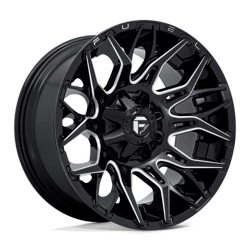 Felga aluminiowa 20" Fuel Twitch 20x10 ET-18 6x135/139,7 Glossy Black Milled